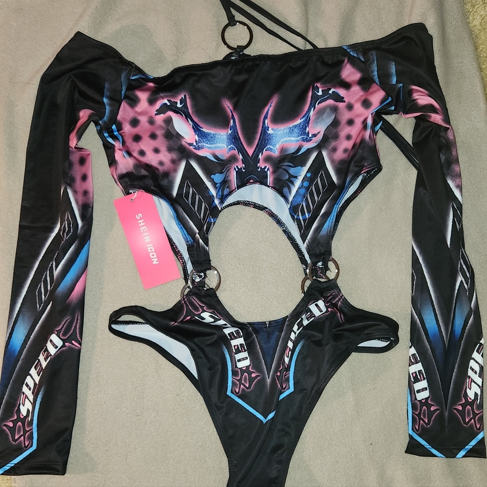 Sexy Cut Out Bodysuit Size Small